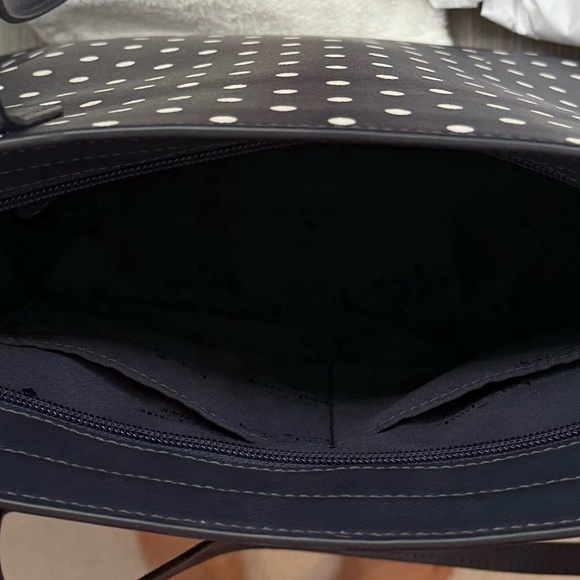 Kate Soade navy polka dot Jana tote - Picture 5 of 5